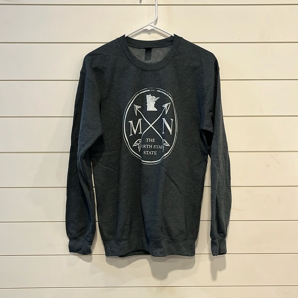 Minnesota The North Star State crew neck sweatshirt